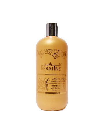 Keratine Hair Shampoo with Keratin & Gold 500 ml